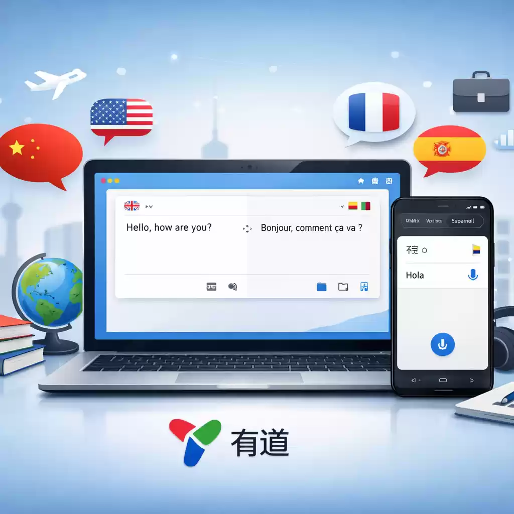 有道翻译：你的个人多语通！描述：探索有道翻译如何打破语言障碍，成就你的多语梦想。无论学习、工作还是出行，有道翻译都能成为你最贴心的语言伙伴，让沟通更加顺畅自在。关键词：有道翻译、多语通、语言工具、跨文化交流、实时翻译、智能翻译、学习助手、出行翻译、全球沟通